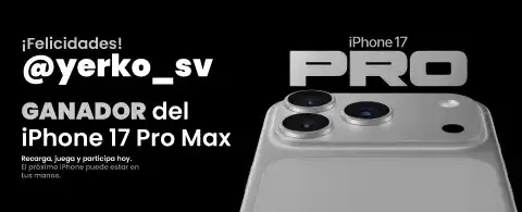 ¡Gánate una iPhone 17 Pro Max! promotion